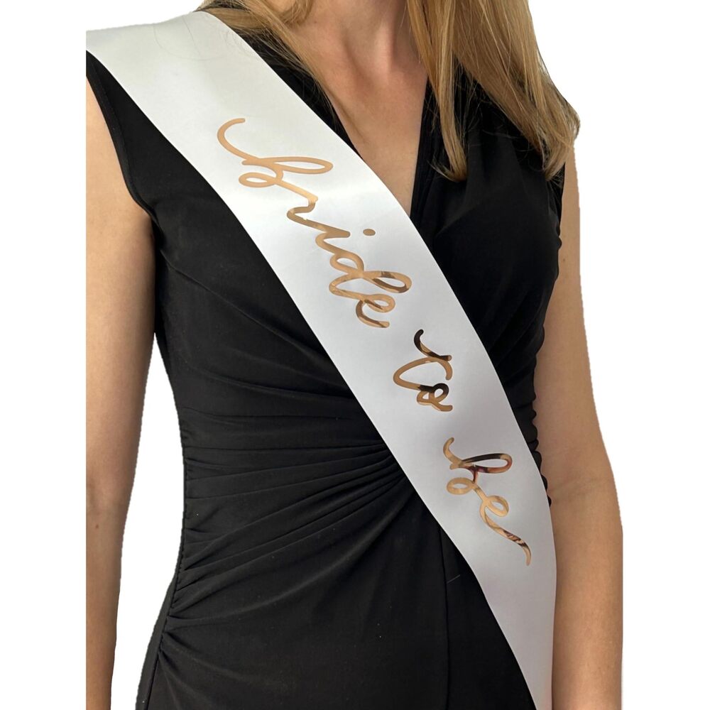 5599 Bridal Shower Sash, Bride To Be Sash For Shower, Bachlorette